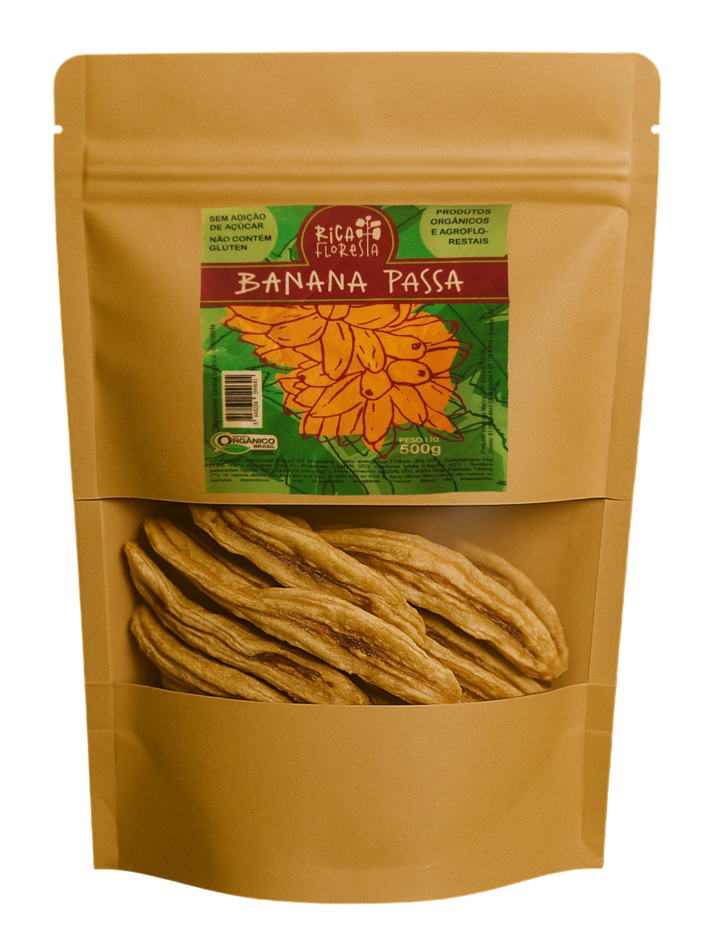 Banana Passa Orgânica 500g