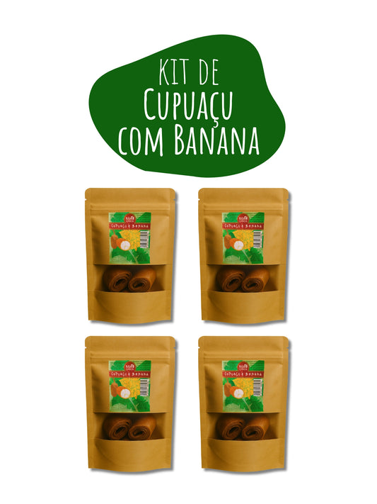Kit 4 Pacotes | Cupuaçu com Banana 80g